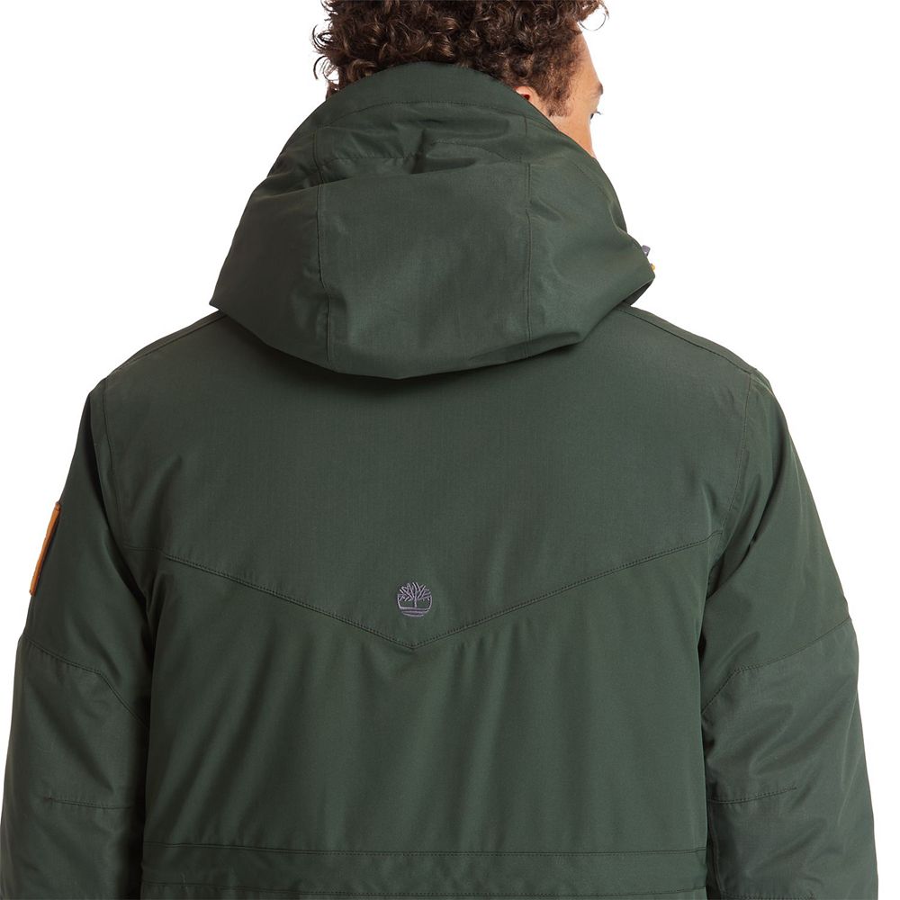 Timberland Μπουφαν Ανδρικα Βαθυ Πρασινο - Outdoor Heritage Ecoriginal Parka With Dryvent™ Technology